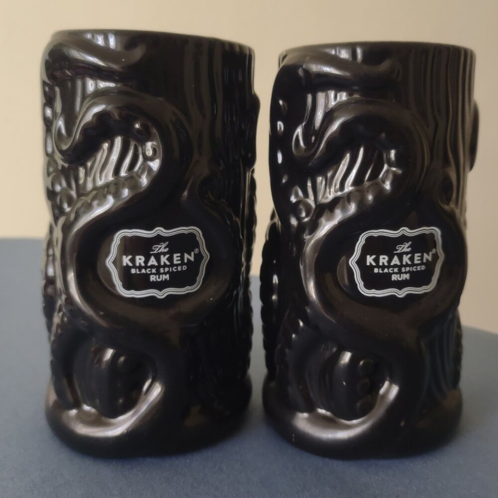 Kraken Rum Tiki Ceramic Octopus Cups